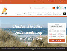 Tablet Screenshot of brise-usedom.de